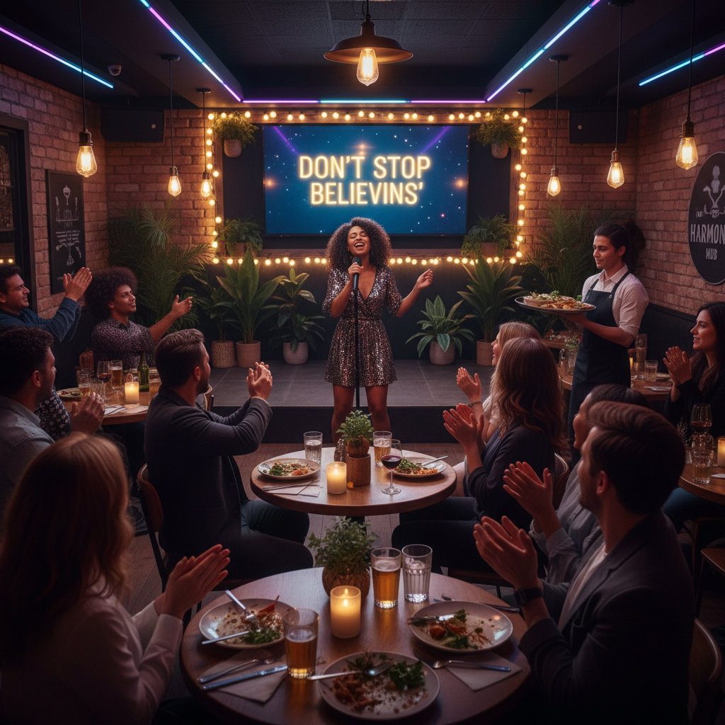 Karaoke på Restaurang Fisken